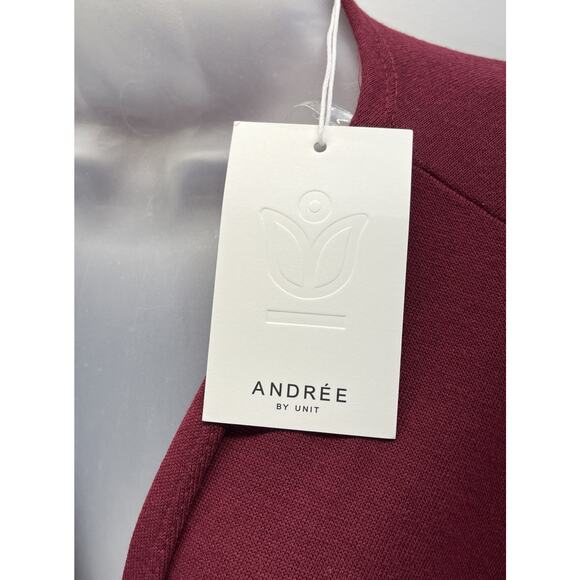 NWT Andree by Unit Cozy Neutral Minimalist Open Knit Woven Cardigan 2X - Picture 4 of 6